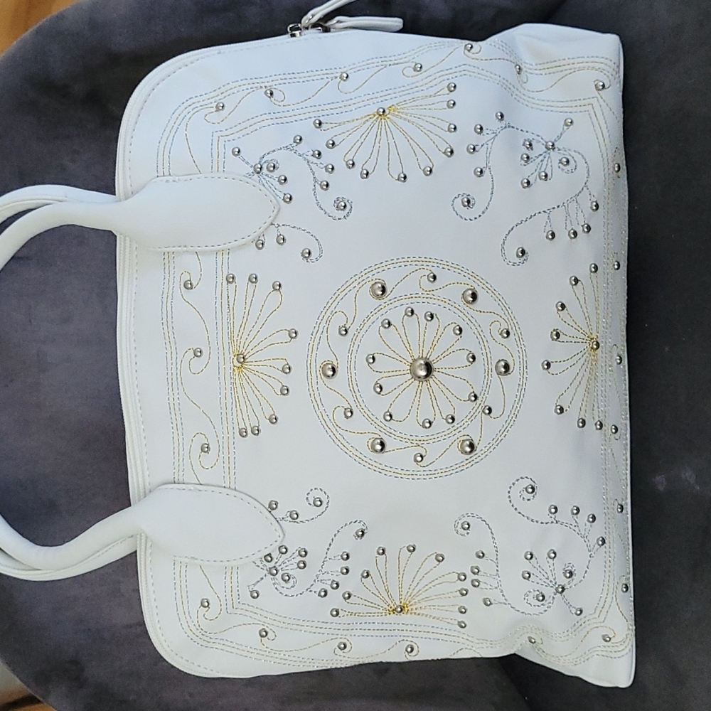 Woman large purse